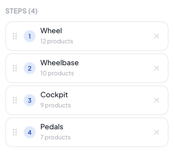 Steps Customization